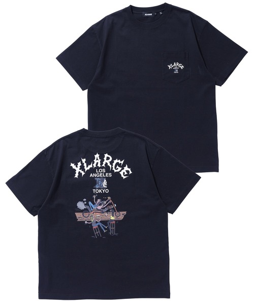 早い者勝ち XLARGE HANG OUT S/S POCKET TEE インパクト大◎ 早い者勝ち XLARGE HANG OUT S/S POCKET TEE インパクト大◎ (X