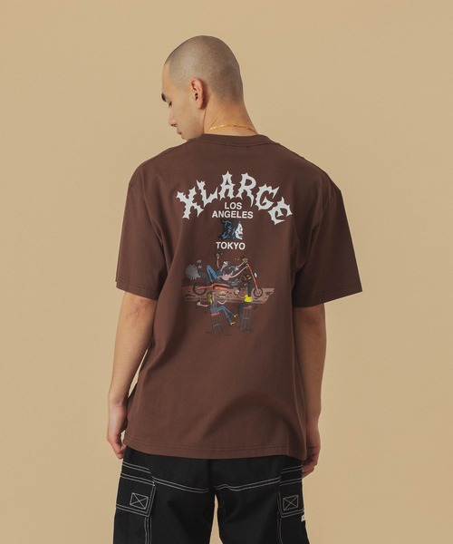 XLARGE（エクストララージ）の「HANG OUT S/S POCKET TEE（Tシャツ/カットソー・メンズ・ブラック/ブラウン/ホワイト・L/XL/S/M）」の16枚目の写真