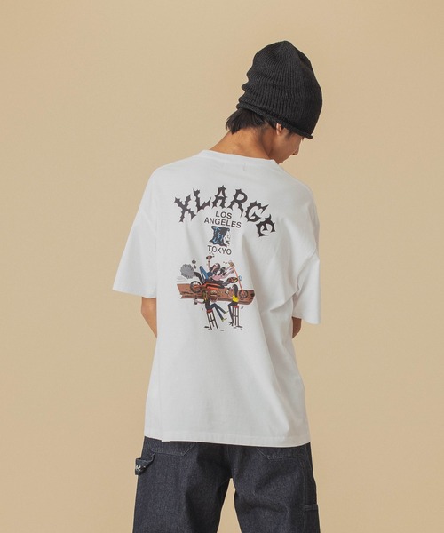 早い者勝ち XLARGE HANG OUT S/S POCKET TEE インパクト大◎ 早い者勝ち XLARGE HANG OUT S/S POCKET TEE インパクト大◎ (X