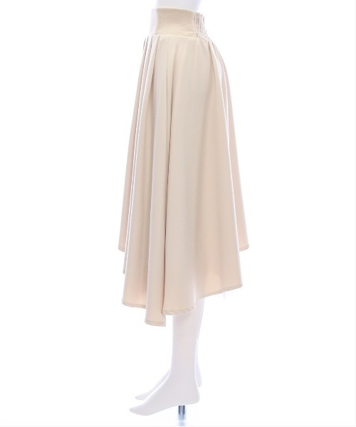 clear（クリア）の「【低身長サイズ有】チュールドッキングアシンメトリースカート[大人綺麗目 華やか 上品]（スカート・レディース・ブラック/ミント/ライトベージュ・F/XS）」の14枚目の写真