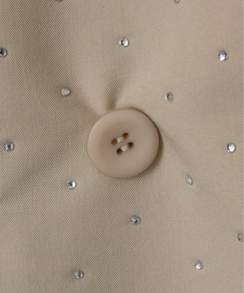 Olu.（オルドット）の「ラインストーンジャケット（テーラードジャケット・レディース・ベージュ/チャコールグレー/ネイビー・FREE）」の13枚目の写真
