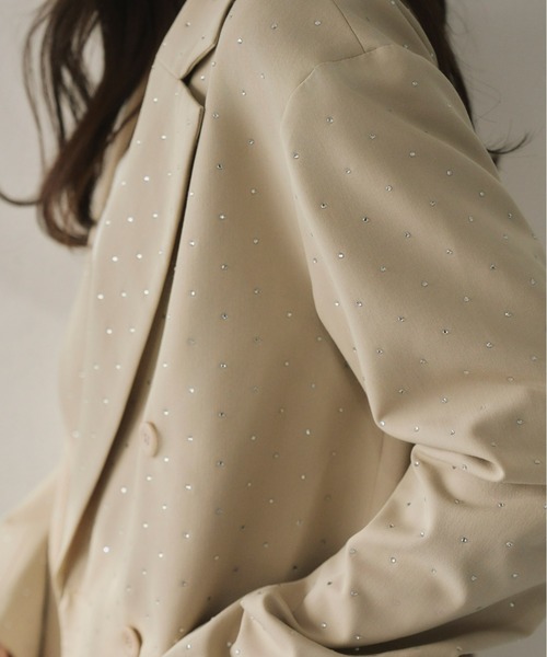 Olu.（オルドット）の「ラインストーンジャケット（テーラード