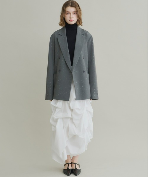 Olu. ラインストーンジャケット