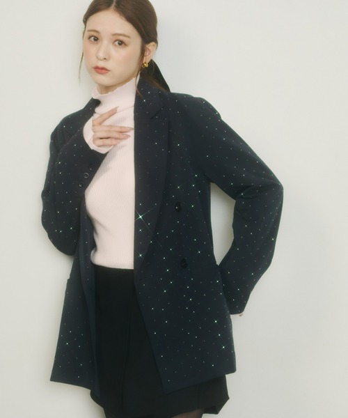 ZADIG&VOLTAIRE テーラードジャケット　ラインストーン　イーグル ZADIG&VOLTAIRE テーラードジャケット ラインストーン イーグル