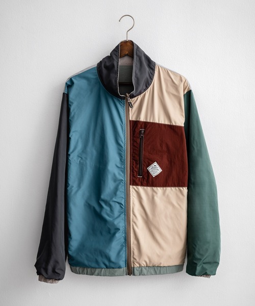 KRIFF MAYER（クリフメイヤー）の「KRIFF MAYER クリフメイヤー ひっくりライトスタンドジャケット リバーシブルナイロンブルゾン 2434401（ナイロンジャケット・メンズ・パープル/カーキ/セージグリーン/グレー・M/L/XL）」の9枚目の写真