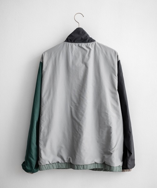 KRIFF MAYER（クリフメイヤー）の「KRIFF MAYER クリフメイヤー ひっくりライトスタンドジャケット リバーシブルナイロンブルゾン 2434401（ナイロンジャケット・メンズ・パープル/カーキ/セージグリーン/グレー・M/L/XL）」の10枚目の写真