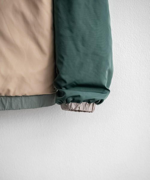 KRIFF MAYER（クリフメイヤー）の「KRIFF MAYER クリフメイヤー ひっくりライトスタンドジャケット リバーシブルナイロンブルゾン 2434401（ナイロンジャケット・メンズ・パープル/カーキ/セージグリーン/グレー・M/L/XL）」の14枚目の写真