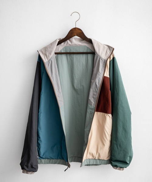 KRIFF MAYER（クリフメイヤー）の「KRIFF MAYER クリフメイヤー ひっくりライトスタンドジャケット リバーシブルナイロンブルゾン 2434401（ナイロンジャケット・メンズ・パープル/カーキ/セージグリーン/グレー・M/L/XL）」の17枚目の写真