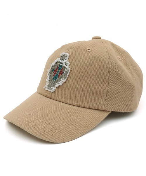 チチカカ（チチカカ）の「モチーフアップリケキャップ（キャップ・レディース・チャコールグレー/ピンク/ベージュ・FREE）」の7枚目の写真