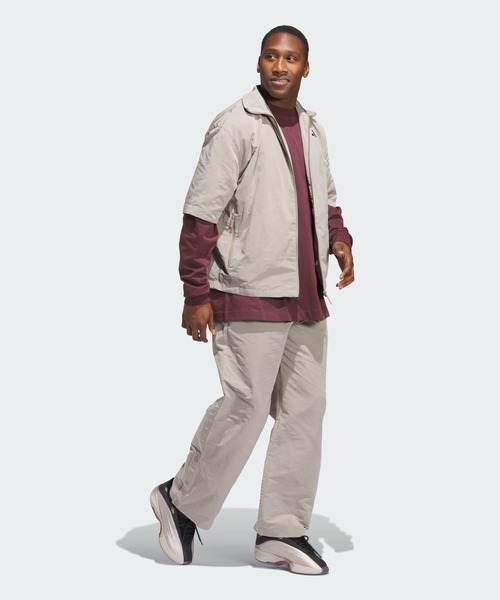 adidas(アディダス)の「アディダス バスケットボール フルジップ シューティング シャツ(ジェンダーニュートラル) / アディダス adidas(その他トップス・メンズ・ベージュ・XX-LARGE/3XL/LARGE/MEDIUM/SMALL/X-LARGE/X-SMALL)」の7枚目の写真