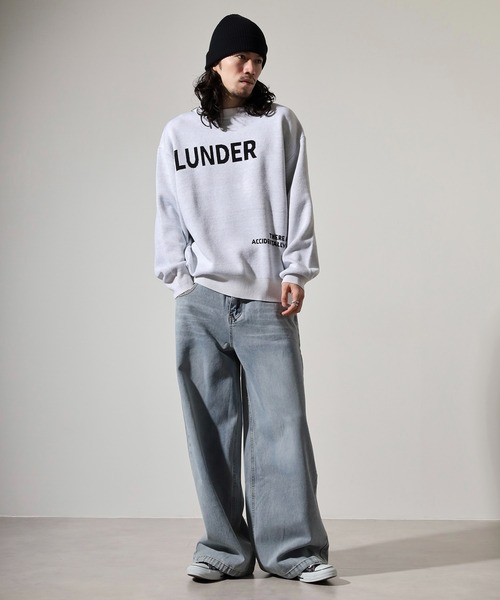 RE730(アールイーセブンサーティー)の「Double waist wide denim / ダブルウエストワイドデニム unisex(デニムパンツ・メンズ・ブラック/ライトブルー/ブルー・XL/L/M)」の13枚目の写真