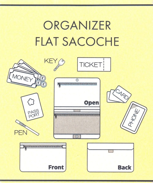 BAYFLOW（ベイフロー）の「[旅行にぴったり♪]トラベルマルチショルダーバッグ（ショルダーバッグ・メンズ・グレー/その他1/ブラック・FREE）」の20枚目の写真