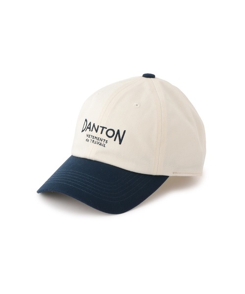 DANTON ダントン リネン100% 6パネルキャップ ブランドロゴ DANTON ダントン 6パネルキャップ ユニセックス｜SUNDAY
