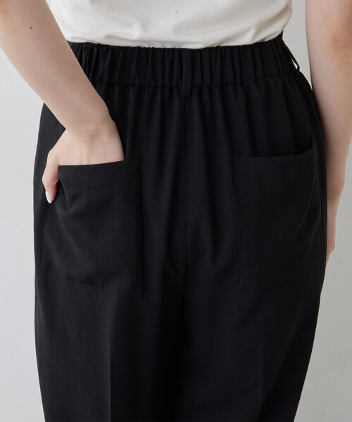 GALLARDAGALANTE(ガリャルダガランテ)の「【リニューアル!】ジャージーワイドタックパンツ(その他パンツ・レディース・イエロー/ライトグレー/ブラック・0/1/2)」の20枚目の写真