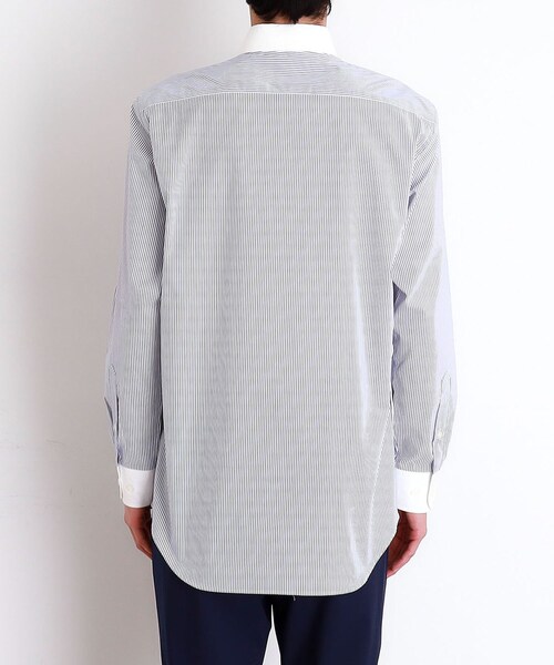THE SHOP TK (ザ ショップ ティーケー )の「ドレスストライプシャツ【洗濯機OK】(ビジネスシャツ・メンズ・ブルー系その他4/ホワイト系5・04/01/02/03)」の13枚目の写真