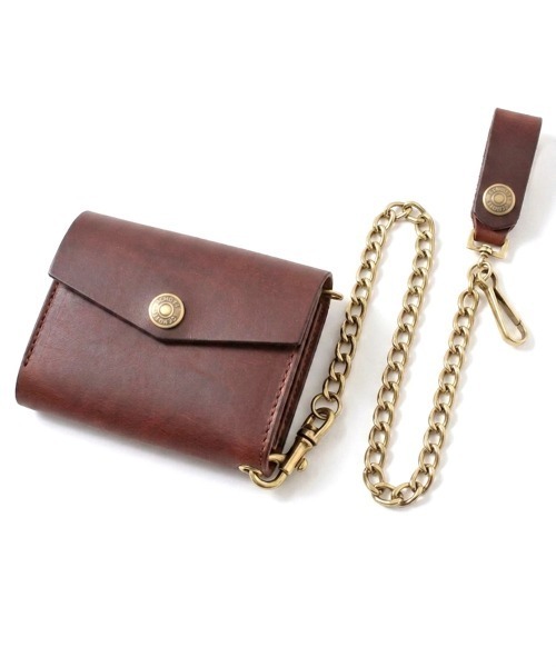 Schott(ショット)の「SCHOTT-PERFECT WALLET MIDIUM(財布・メンズ・ブラック/ダークブラウン・FREE)」の1枚目の写真