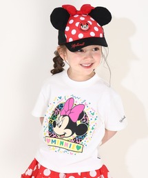 Disney（ディズニー）の「【綿100％】 親子お揃い ディズニー カラフルBIGフェイスTシャツ 0291K（Tシャツ/カットソー・キッズ）」