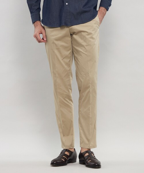 MACKINTOSH LONDON(マッキントッシュ ロンドン)の「【WEB・一部店舗限定】コットンストレッチヘリンボーンパンツ(その他パンツ・メンズ・ネイビー/ベージュ系その他2・90/82/94/78/86)」の2枚目の写真