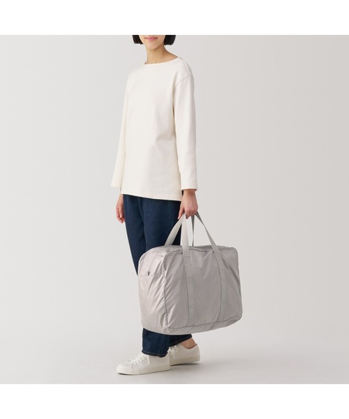 たためる 撥水横型ボストンバッグ（ボストンバッグ）｜無印良品