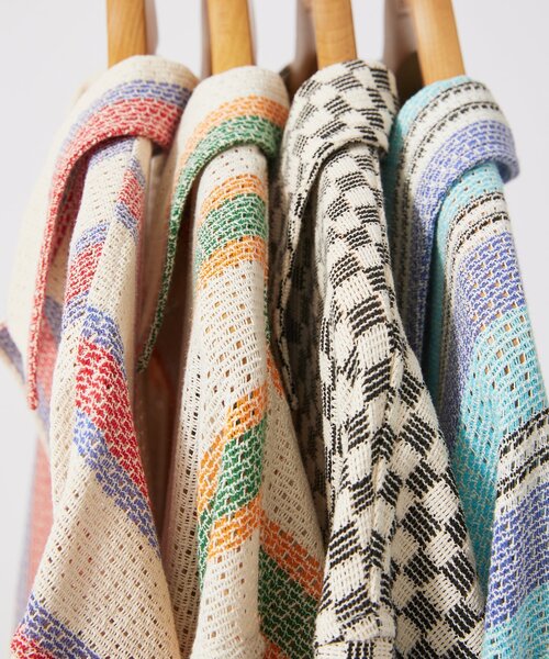 JOURNAL STANDARD relume（ジャーナルスタンダード　レリューム）の「INDIA COTTON クロシェシャツ（シャツ/ブラウス・メンズ・ブラック/グリーン/レッド/ブルー系その他・LARGE/MEDIUM）」の5枚目の写真