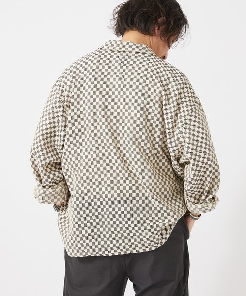 セール】INDIA COTTON クロシェシャツ（シャツ/ブラウス