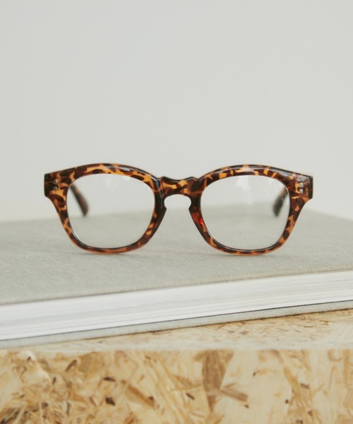 MERLOT（メルロー）の「ウェリントンメガネ/UVカット（メガネ・レディース・ブラウン/ブラック・FREE）」の6枚目の写真