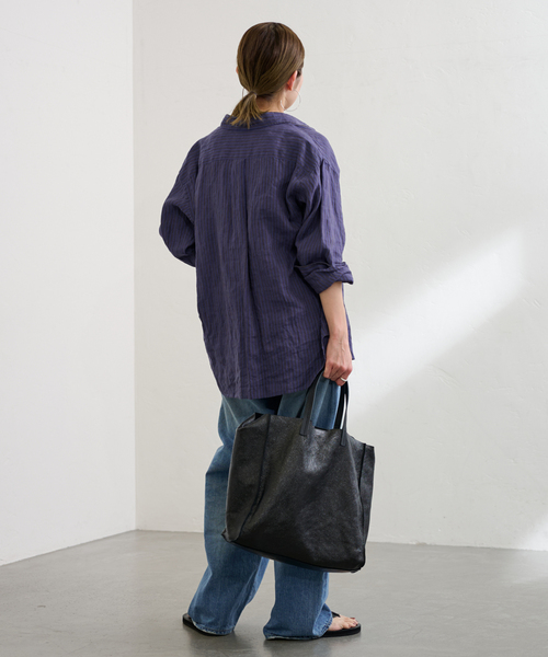 AULENTTI/オウレンティ インナーバッグ付きショルダーバッグ（トート