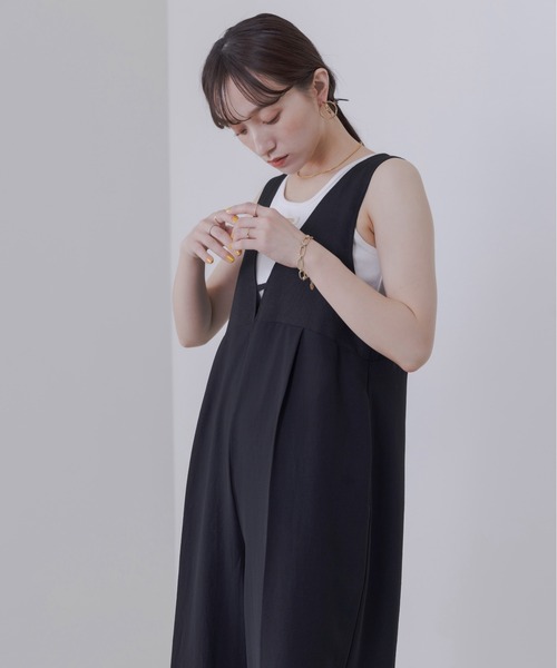 【美品】エイミーロウ バックロゴテープオールインワン ブラック 黒 ラディエイト RADIATE Eimee Law バックロゴテープ