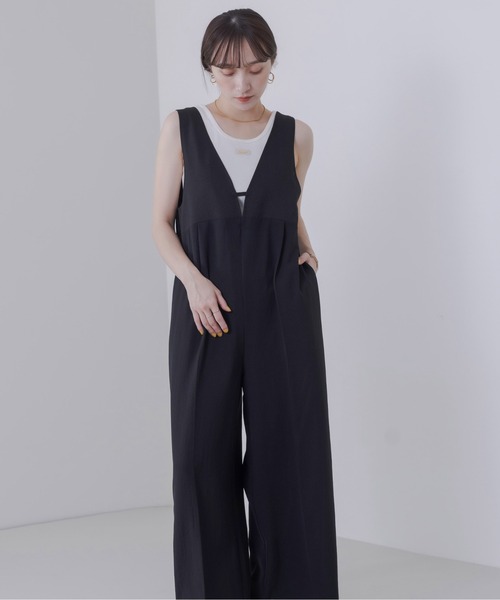【美品】エイミーロウ バックロゴテープオールインワン ブラック 黒 ラディエイト RADIATE Eimee Law バックロゴテープ
