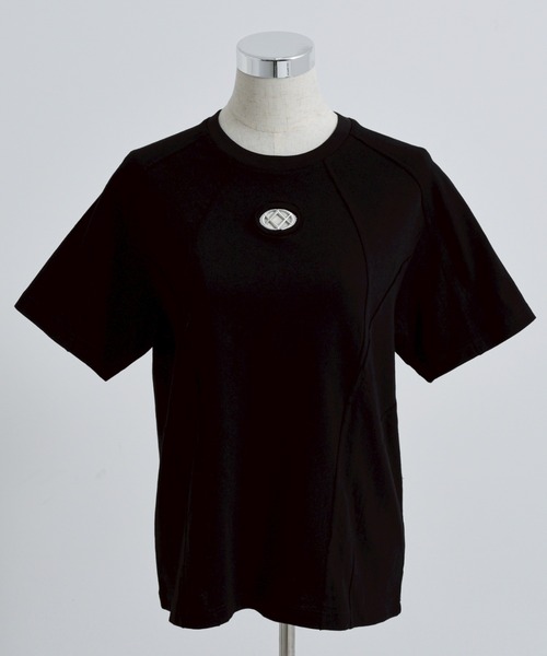 tシャツ 「REFLEM/レフレム」オーバルロゴTシャツ/ハーフスリーブカットソー レディース メンズ REFLEM/レフレム』オーバルロゴTシャツ/ハーフスリーブ
