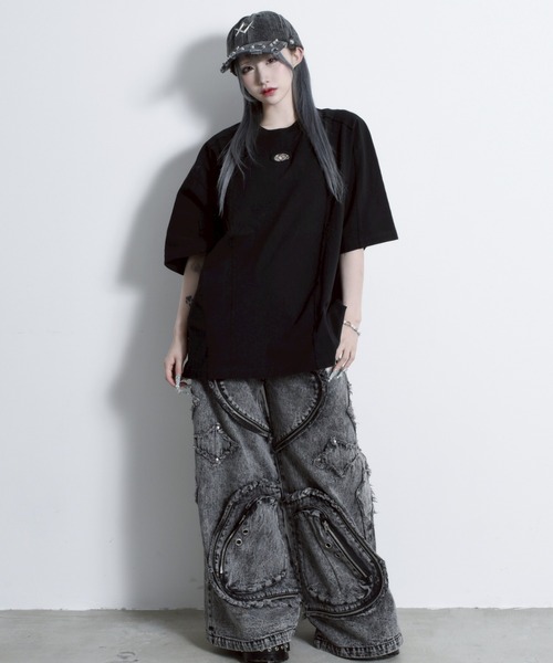 tシャツ 「REFLEM/レフレム」オーバルロゴTシャツ/ハーフスリーブカットソー レディース メンズ REFLEM/レフレム』オーバルロゴTシャツ/ハーフスリーブ