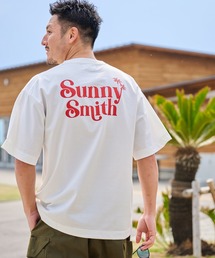 【SUNNY SMITH】11.6ウルトラヘビーオンス Heavy Smith刺繍ロゴTシャツ(CP)