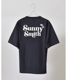 【SUNNY SMITH】11.6ウルトラヘビーオンス Heavy Smith刺繍ロゴTシャツ(CP)