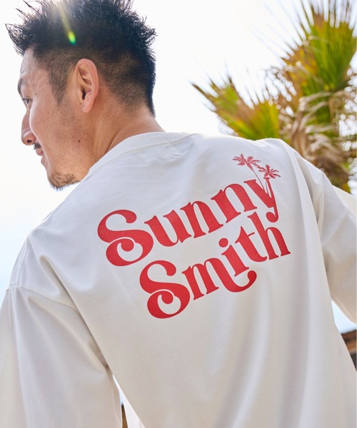 Sunny Smith(サニースミス)の「【SUNNY SMITH】11.6ウルトラヘビーオンス Heavy Smith刺繍ロゴTシャツ(CP)(Tシャツ/カットソー・メンズ・ブラック/チャコール/オフホワイト・L/M)」の8枚目の写真