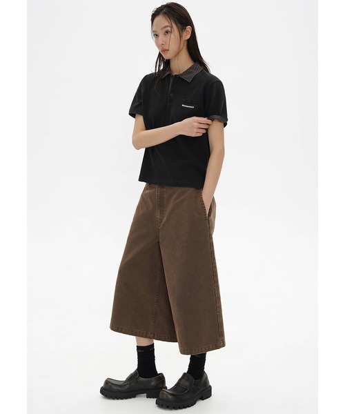 MASONPRINCE(メイソンプリンス)の「ワイドシルエット クロップドパンツ DK3117【MASONPRINCE】(その他パンツ・メンズ・ブラウン/ブラック/カーキ・L/M/S/XL)」の10枚目の写真