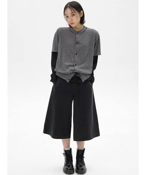 MASONPRINCE(メイソンプリンス)の「ワイドシルエット クロップドパンツ DK3117【MASONPRINCE】(その他パンツ・メンズ・ブラウン/ブラック/カーキ・L/M/S/XL)」の22枚目の写真