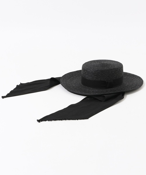 LOWRYS FARM（ローリーズファーム）の「カンカンボウ　 253108（ハット・レディース・ブラック/ベージュ・FREE）」の3枚目の写真