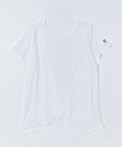 BILLABONG(ビラボン)の「BILLABONG レディース 【ACTIVE】 ACTIVE BACK HOLE MESH TEE アクティブウェア 【2025年春夏モデル】/ビラボントレーニングTシャツ(Tシャツ/カットソー・レディース・ホワイト/ブラック・MEDIUM)」の10枚目の写真