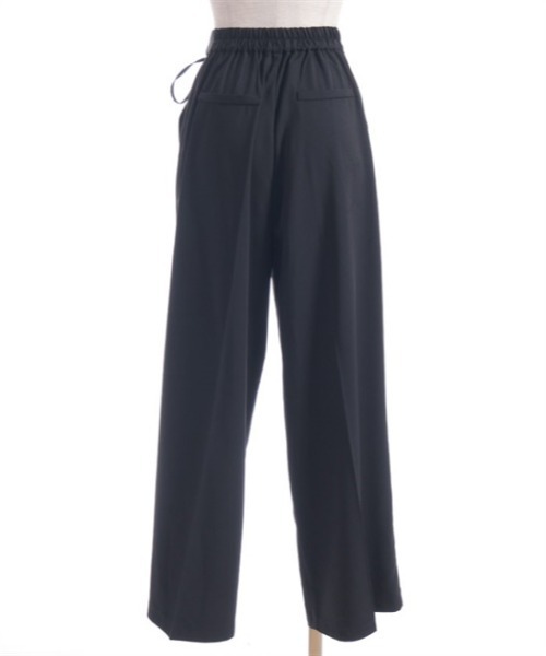 axes femme（アクシーズファム）の「調節ボタンストレートパンツ（その他パンツ・レディース・ブラック/ベージュ・LARGE/MEDIUM）」の16枚目の写真