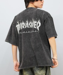 THRASHER | 【ムラサキスポーツ限定】THRASHER/スラッシャー 半袖Tシャツ バックプリント ビックシルエット 253TH1ST045(Tシャツ/カットソー)