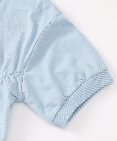 algy（アルジー）の「フロントジップシャーリング半袖T（Tシャツ/カットソー・キッズ・ブラック/サックスブルー/オフホワイト・X-SMALL/XX-SMALL/SMALL/MEDIUM）」の15枚目の写真