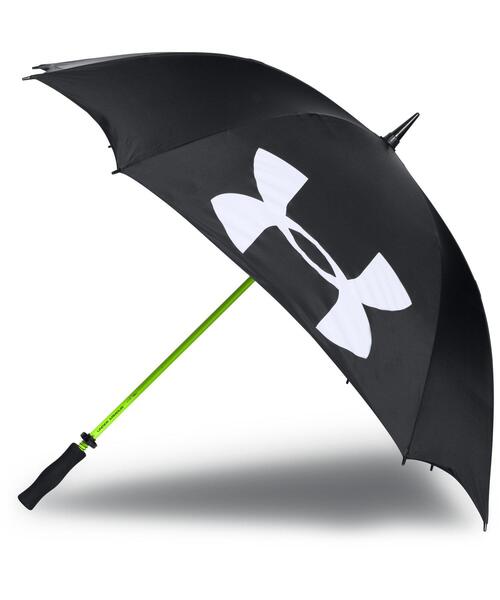 UNDER ARMOUR(アンダーアーマー)の「UAゴルフ シングルキャノピー アンブレラ(ゴルフ/メンズ/レディース)(その他雑貨・レディース・ブラック・ONESIZE)」の1枚目の写真