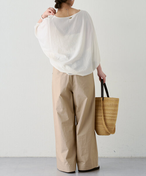 GALLARDAGALANTE(ガリャルダガランテ)の「ドルマンジャージープルオーバー(シャツ/ブラウス・レディース・イエロー/ブラック/ホワイト/ライトグレー・FREE)」の11枚目の写真