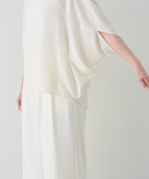 GALLARDAGALANTE(ガリャルダガランテ)の「ドルマンジャージープルオーバー(シャツ/ブラウス・レディース・イエロー/ブラック/ホワイト/ライトグレー・FREE)」の18枚目の写真