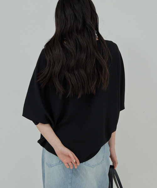 GALLARDAGALANTE(ガリャルダガランテ)の「ドルマンジャージープルオーバー(シャツ/ブラウス・レディース・イエロー/ブラック/ホワイト/ライトグレー・FREE)」の21枚目の写真