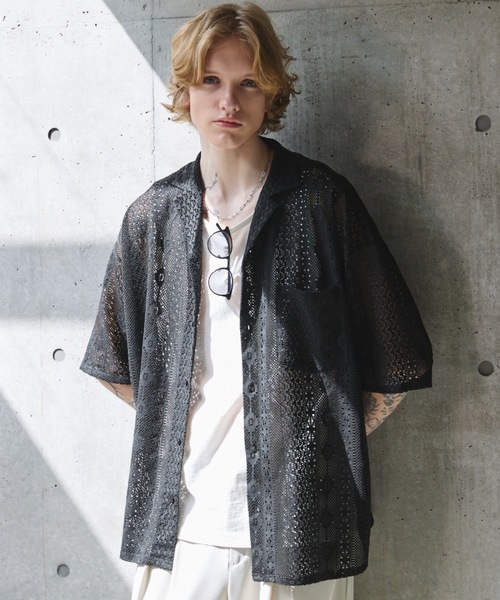 nest Robe / コットンカットワークレース オープンカラーシャツ 晴れの日も 雨の日も | 吉祥寺店 | nest Robe Shop Blog | nest