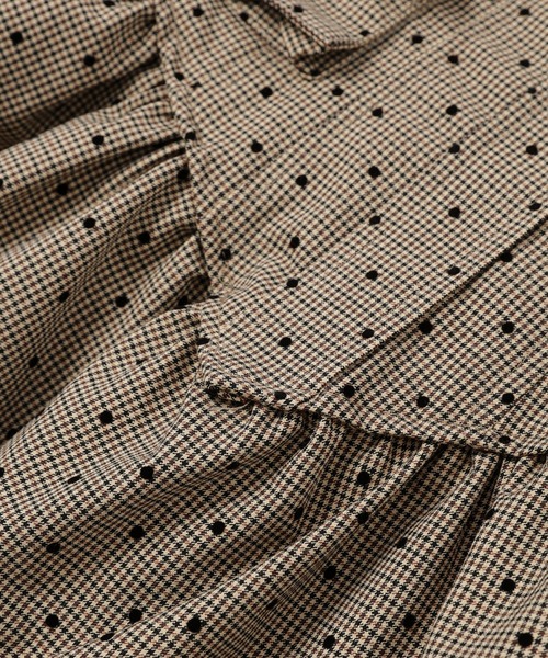 GANNI(ガニー)の「Flock Check Suiting Corset Mini Dress(ドレス・レディース・その他・36)」の8枚目の写真