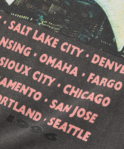 Insonnia PROJECTS（インソニアプロジェクト）の「Insonnia Projects インソニアプロジェクツ / MCA INFINITE SADNESS TOUR TEE-A The Smashing Pumpkins スマッシング・パンプキンズ グラフィックプリントビッグシルエットTシャツ バンドT スマパン / IP-TSP-006（Tシャツ/カットソー・メンズ・ブラック/ホワイト・0/1/2/3）」の22枚目の写真