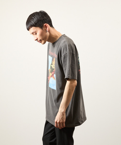 Insonnia PROJECTS（インソニアプロジェクト）の「Insonnia Projects インソニアプロジェクツ / MCA INFINITE SADNESS TOUR TEE-A The Smashing Pumpkins スマッシング・パンプキンズ グラフィックプリントビッグシルエットTシャツ バンドT スマパン / IP-TSP-006（Tシャツ/カットソー・メンズ・ブラック/ホワイト・0/1/2/3）」の4枚目の写真