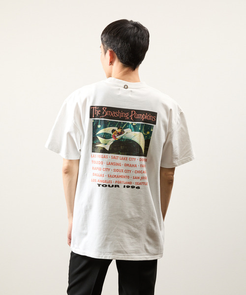 Insonnia PROJECTS（インソニアプロジェクト）の「Insonnia Projects インソニアプロジェクツ / MCA INFINITE SADNESS TOUR TEE-A The Smashing Pumpkins スマッシング・パンプキンズ グラフィックプリントビッグシルエットTシャツ バンドT スマパン / IP-TSP-006（Tシャツ/カットソー・メンズ・ブラック/ホワイト・0/1/2/3）」の8枚目の写真